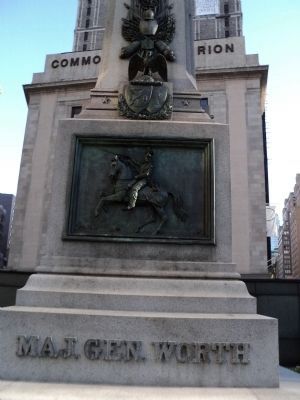 Gen. Worth Monument Detail. Click for full size. Gen. Worth Monument Detail image. Click for full size.