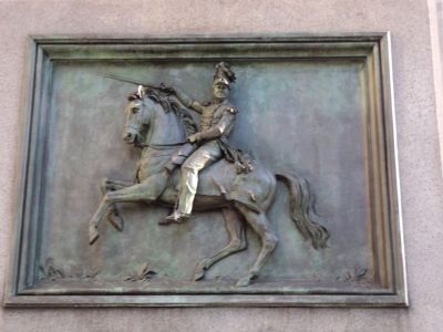 General Worth Equestrian Relief image. Click for full size.