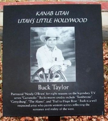 Buck Taylor Marker. Click for full size. Buck Taylor Marker image. Click for full size.