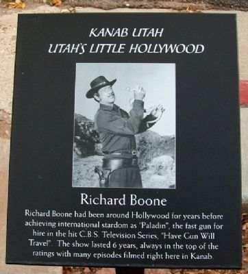 Richard Boone Marker image. Click for full size.