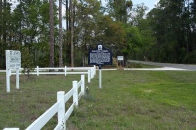 Earleton, Florida Marker, seen along State Highway 200A (County Rd 1469), looking north image. Click for full size.