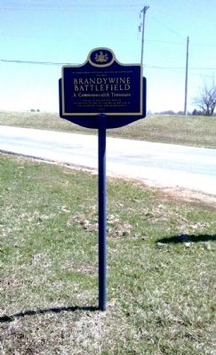 Brandywine Battlefield A Commonwealth Treasure Marker image. Click for full size.