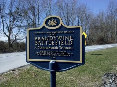 Pennsylvania Commonwealth Treasure Marker. Click for full size. Pennsylvania Commonwealth Treasure Marker image. Click for full size.