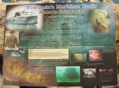 Carferry SS Milwaukee Marker. Click for full size. Carferry SS Milwaukee Marker image. Click for full size.