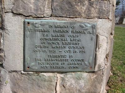 Small Plaque on Flagpole Base image. Click for full size.