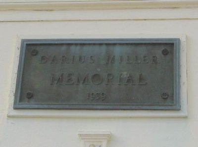 Plaque on the Bandshell image. Click for full size.
