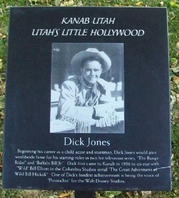 Dick Jones Marker. Click for full size. Dick Jones Marker image. Click for full size.