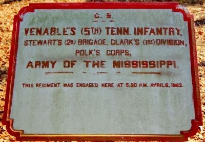 5th Tennessee Infantry Marker image. Click for full size.