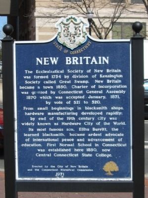 New Britain Marker image. Click for full size.