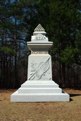 Alabama State Memorial Marker. Click for full size. Alabama State Memorial Marker image. Click for full size.