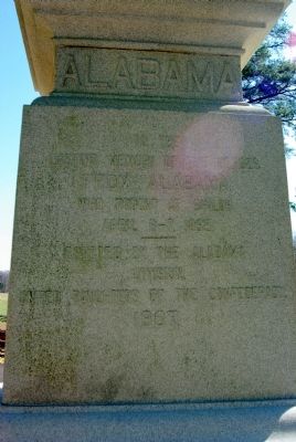 Alabama State Memorial Marker image. Click for full size.