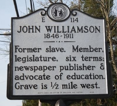 John Williamson Marker image. Click for full size.