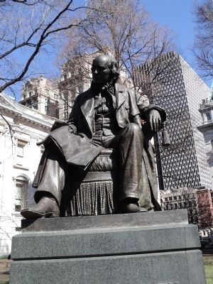 Horace Greeley Statue image. Click for full size.