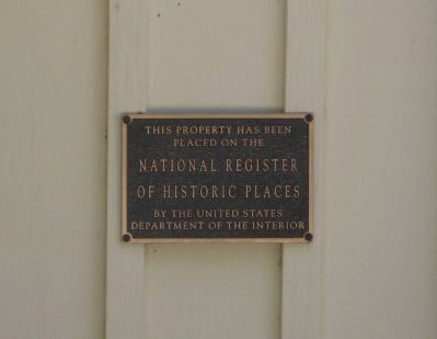 The Hauck House NRHP Plaque image. Click for full size.