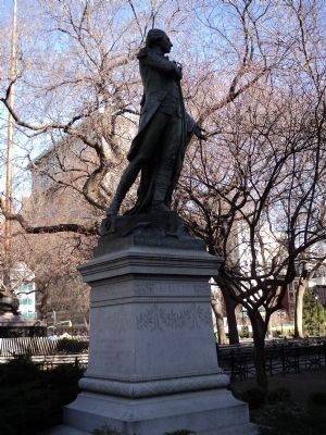 Marquis de Lafayette Statue image. Click for full size.