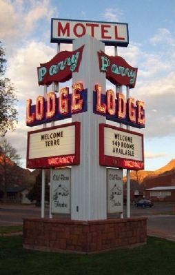 Parry Lodge Sign image. Click for full size.
