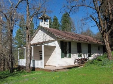 Oleta Schoolhouse, on American Flat Road image. Click for full size.