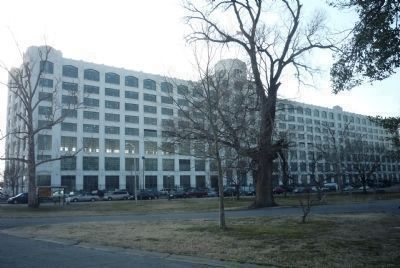 The Montgomery Park Center viewed from the marker site. image, Touch for more information