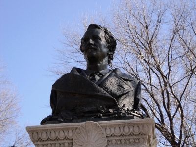 Bust of Alexander Lyman Holley. Click for full size. Bust of Alexander Lyman Holley image. Click for full size.