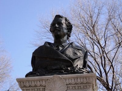 Bust of Alexander Lyman Holley image. Click for full size.