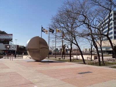 Jack Roosevelt Robinson Statue. Click for full size. Jack Roosevelt Robinson Statue image. Click for full size.