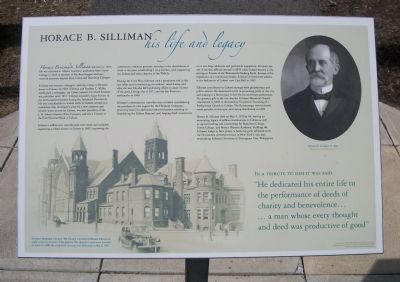 Horace B. Silliman Marker image. Click for full size.