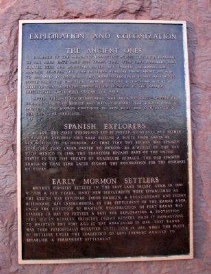 Exploration and Colonization Marker image. Click for full size.