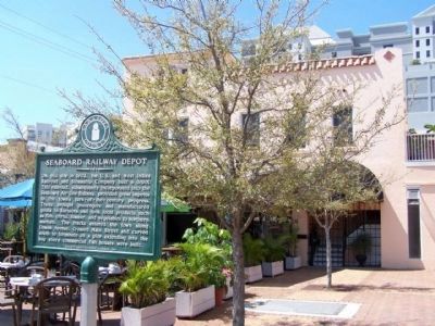 Seaboard Railway Depot Marker image. Click for full size.