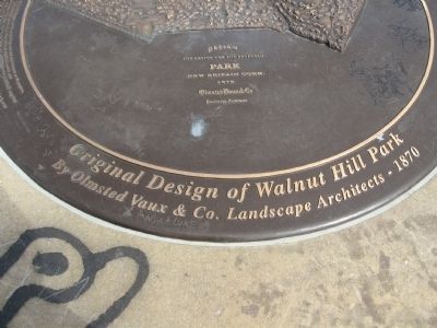 Original Design of Walnut Hill Park Marker. Click for full size. Original Design of Walnut Hill Park Marker image. Click for full size.