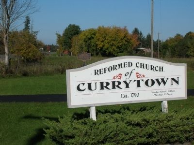 Currytown Reformed Church Marker image. Click for full size.