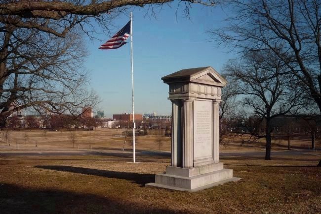 1917 – 1918 War Memorial at Mount Clare in Carroll Park image. Click for full size.