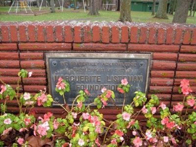 Nearby Plaque in Schuster Park. Click for full size. Nearby Plaque in Schuster Park image. Click for full size.