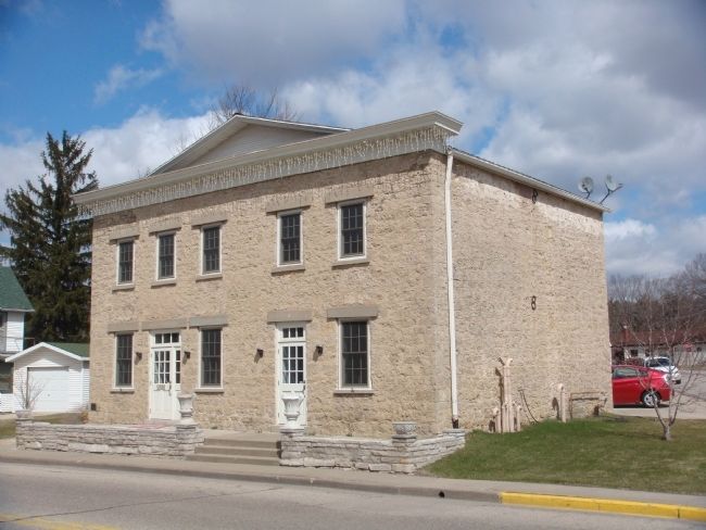 The Plain Good Building of Cross Plains Marker. Click for full size. The Plain Good Building of Cross Plains Marker image. Click for full size.