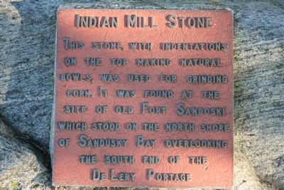 Indian Mill Stone Marker image. Click for full size.
