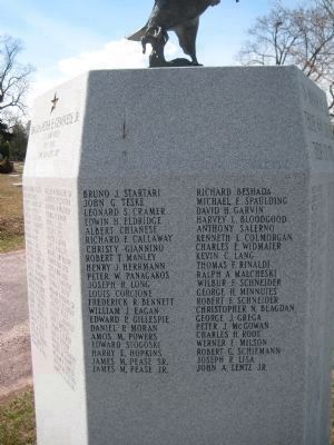 Fairview Cemetery Veterans Monument - Panel 5 image. Click for full size.