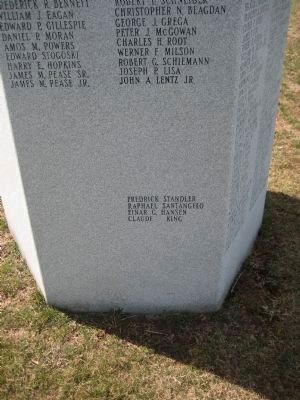 Fairview Cemetery Veterans Monument - Panel 6 image. Click for full size.
