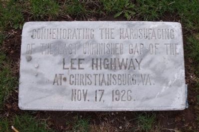 Lee Hwy marker located below K 71 image. Click for full size.