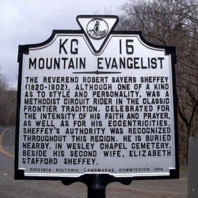 Mountain Evangelist Marker image. Click for full size.