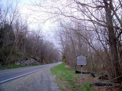 Pulaski Giles Turnpike (facing north). Click for full size. Pulaski Giles Turnpike (facing north) image. Click for full size.