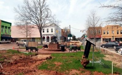 "Big Bob" (Center)<br>During 2010 StreetScape Renovation image. Click for full size.