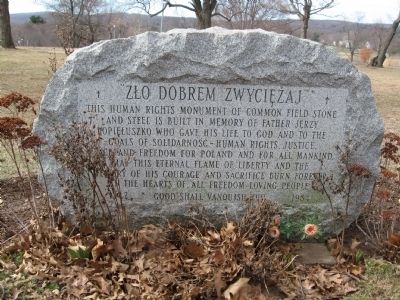 Zlo Dobrem Zwyciezaj Marker. Click for full size. Zlo Dobrem Zwyciezaj Marker image. Click for full size.