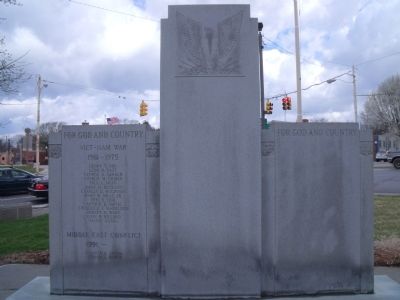 Montgomery County War Memorial (rear). Click for full size. Montgomery County War Memorial (rear) image. Click for full size.