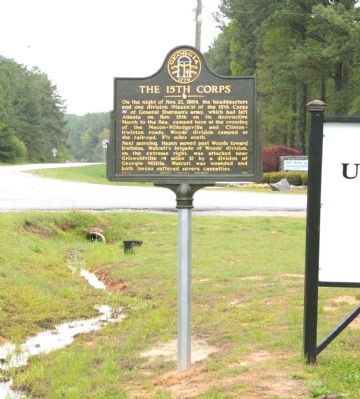 The 15th Corps Marker image. Click for full size.