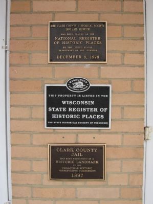 1897 Clark County Jail Markers. Click for full size. 1897 Clark County Jail Markers image. Click for full size.
