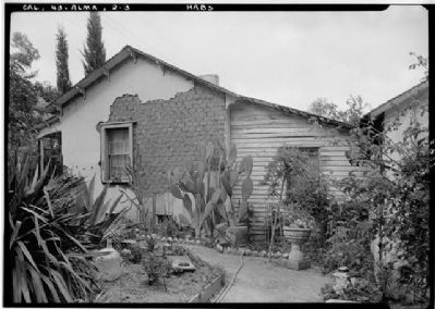 Detail of West Wall Showing Adobe Bricks. Click for full size. Detail of West Wall Showing Adobe Bricks image. Click for full size.
