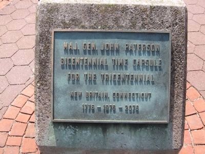 Time Capsule Next to the Marker. Click for full size. Time Capsule Next to the Marker image. Click for full size.