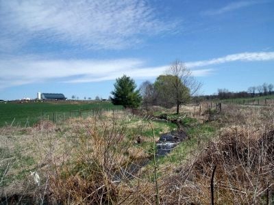 Stroubles Creek (facing east). Click for full size. Stroubles Creek (facing east) image. Click for full size.
