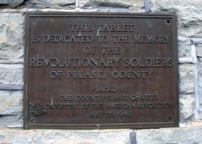 Pulaski County D.A.R. Plaque image. Click for full size.