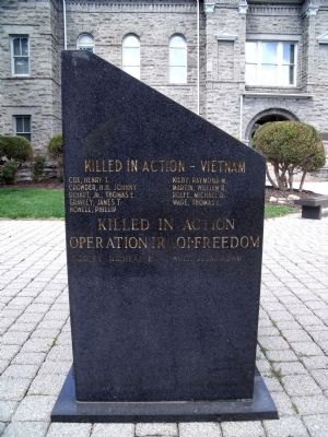 Killed in Action - Vietnam - Operation Iraqi Freedom. Click for full size. Killed in Action - Vietnam - Operation Iraqi Freedom image. Click for full size.