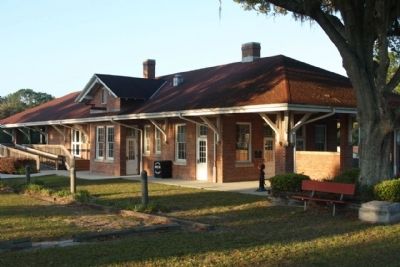 Zephyrhills Depot and Marker. Click for full size. Zephyrhills Depot and Marker image. Click for full size.
